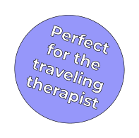 Perfect for the traveling therapist